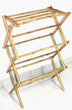 Bamboo Three Tiers Hanging Rack